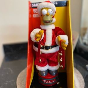 Talking and Dancing Santa Homer Simpsons